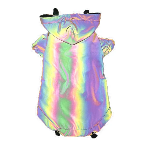 ZWZpet Dog Jacket Reflective Waterproof Dog Winter Coat with Hood, Dog Coat Warm Jacket for Small Medium Large Dogs, S