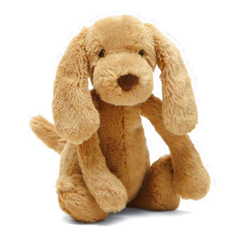Jellycat Bashful Toffee Puppy Stuffed Animal, Small, 7 inches