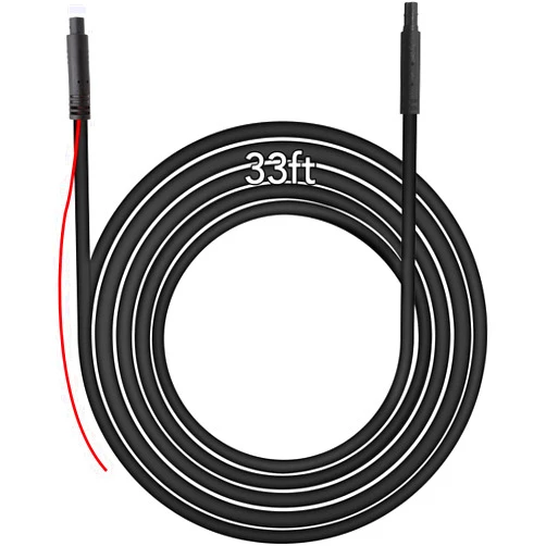 URVOLAX UR11X 33ft Rear Camera Extension Cable with Green Connector for Rear View Mirror Camera