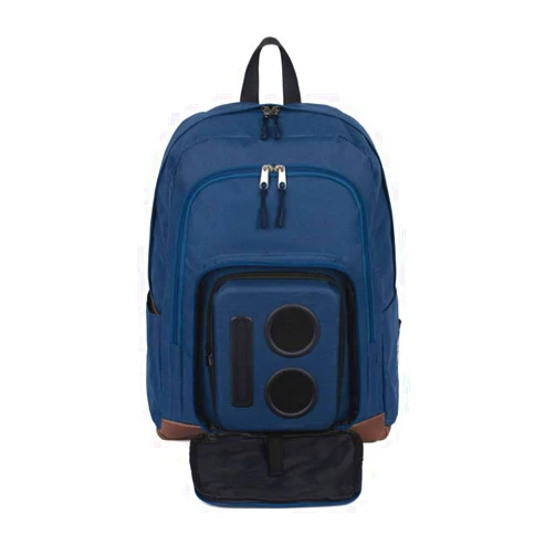 Super Real Business Bluetooth Speaker Backpack With 20-Watt Speakers & Subwoofer for Parties/Festivals/Beach. Works with iPhone & Android (Blue, Latest Premium Edition)
