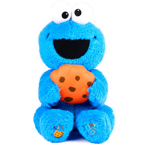 GUND Sesame Street Official Peek-a-Boo Cookie Monster Plush, Stuffed Animal Sensory Toy for Babies and Toddlers, Ages 1 and Up, Blue, 11”