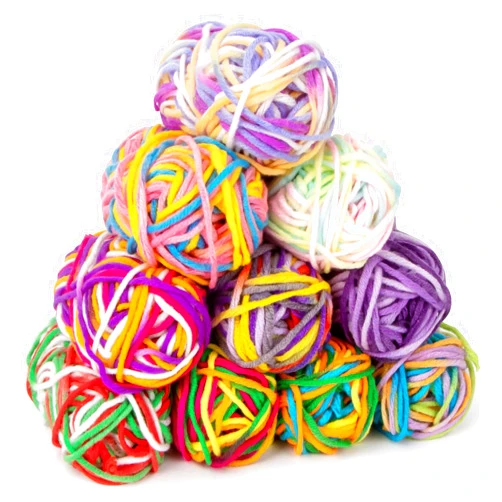 MAQIHAN Ombre Yarn - 10 Pack x 15g Rainbow Yarn Cotton Multi Colored with Vibrant Colors for Crocheting Color Changing Soft Ideal for Knitting Crafts, Suitable for Crocheting Beginners