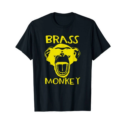 Trending Threads Apparel Co. Brass Monkey - Funny Music T-Shirt