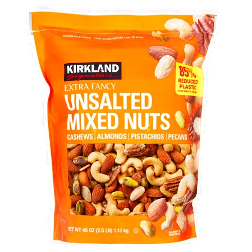 Generic Kirkland Signature Extra Fancy Mixed Nuts Unsalted, 2.5lb/40 Oz - Unsalted Nuts (Pack of 1)