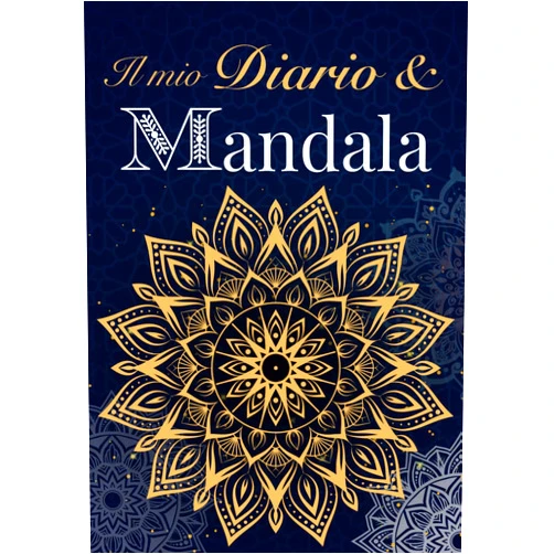 LinArt Book Il mio Diario & Mandala: 136 pagine con più di 50 mandala da colorare e 46 pagine da scrivere per esprimere i propri sentimenti. Un ottimo diario che ... per adolescenti e adulti. (Italian Edition)
