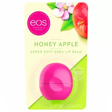 eos Super Soft Shea Lip Balm - Honey Apple | 24 Hour Hydration | Lip Care to Moisturize Dry Lips | Gluten Free | 0.25 oz