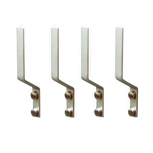 Rddconkit 4 Pcs Aluminum Shoes Hooks, Door Wall Mounted Shoes Rack Shelf Organizer for Door Hanging Shoes