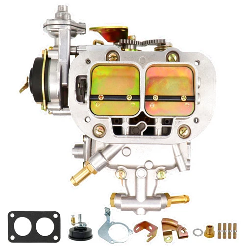 Condgreemee 2 Barrel Carburetor for Weber 38/38 Carburetor Carb 38x38 for Fiat Renault Ford VW Dodge Toyota Daewoo Mitsubishi Performance 428 electric choke, Replace 19830.202 DGES 390