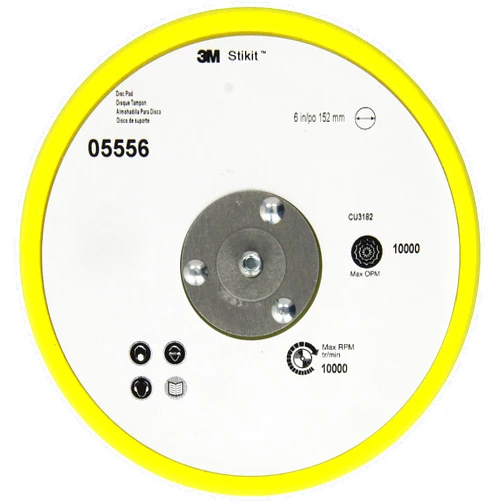 3M Stikit Low Profile Disc Pad, 05556, 6 in x 3/8 in x 5/16-24 External