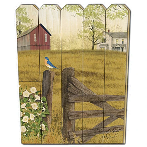 Trendy Decor4U Mornings Glory by Billy Jacobs Printed Wall Art, 16 Inch x 20 Inch, earthtone