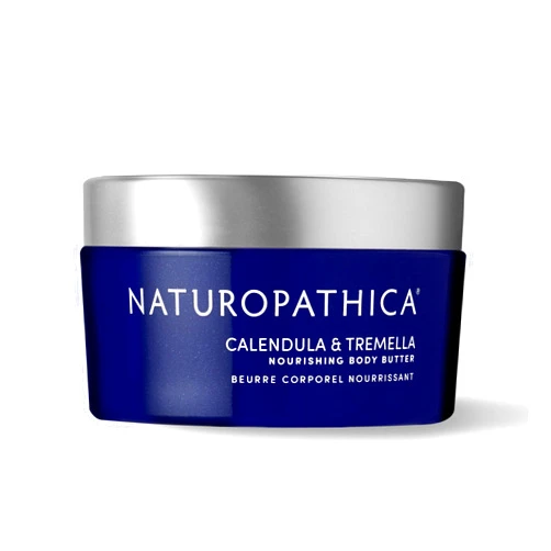 Naturopathica Calendula & Tremella Nourishing Body Butter with Vitamin E, Daily Body Lotion for Dry Skin, Hydrating Body Cream for Men and Women, 6 fl oz