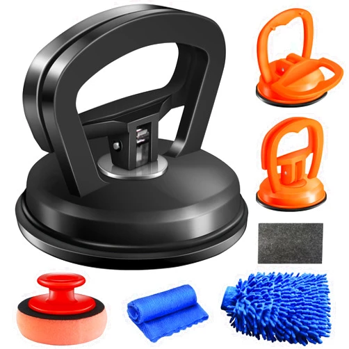LorSou Dent Puller,3 Pack Car Dent Puller Suction Cup Dent Puller Car Dent Removal Kit Dent Remover Tool and Dent Repair Kit Handle Lifter for Cars Body,Glass,Screen,Tiles Lifting,Objects Moving