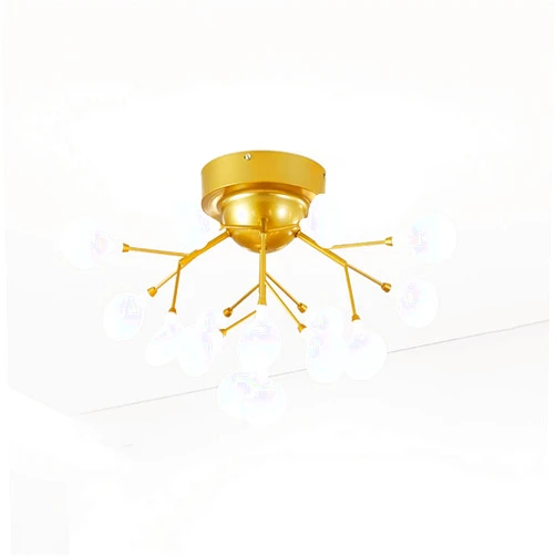 YMBKFan Sputnik Firefly Chandelier,Modern Mid Century Ceiling Light Fixtures Beautiful Pendant Lighting for Chirdren's Room Bedroom Kitchen Island Ceiling Lamp