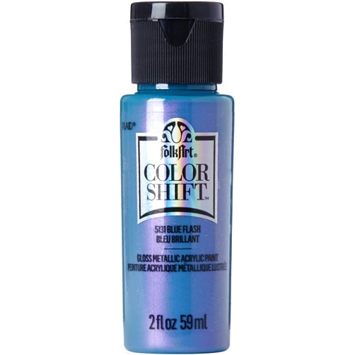 FolkArt Color Shift Acrylic Paint in Assorted Colors (2 ounce), Blue Flash