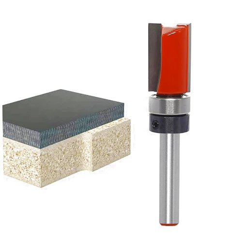 Akylin YG6X Straight Flush Trim Router Bits 1/4 Shank,1