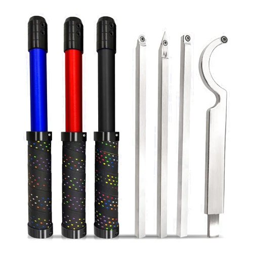 Tinkerbay Carbide lathe turning tool 7pc, Full Size woodturning tools 20 inch (Multi-color)