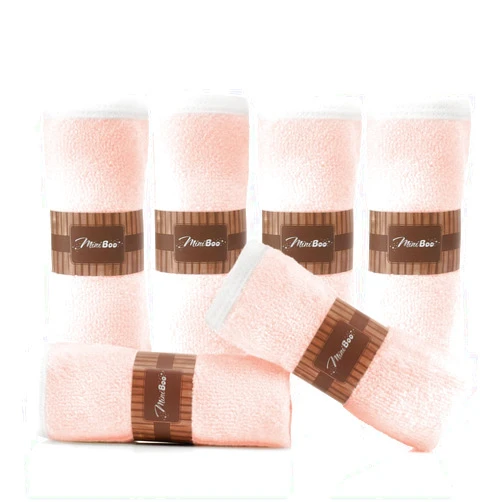 MINIBOO Premium Baby Washcloths for Sensitive Skin - Extra Soft and Absorbent Rayon from Bamboo Face Cloths and Newborn Bath Face Towel - Perfect as Baby Gifts
