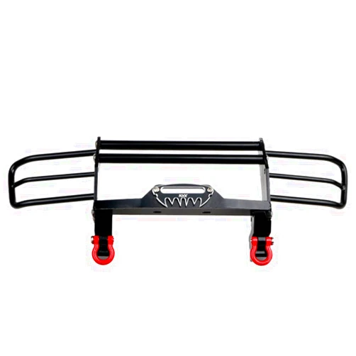 KYX Racing Metal Front Bumper Upgrades Parts Accessories for 1/10 RC Crawler Car Traxxas TRX4 2021 Bronco