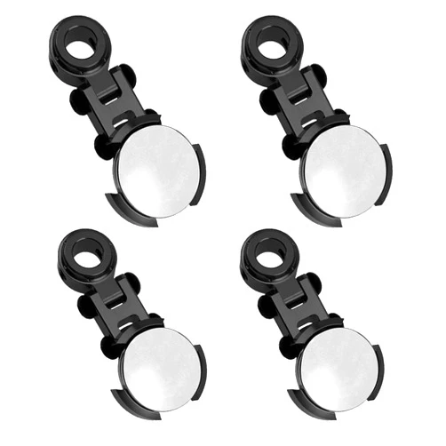 Share Goo ShareGoo 4Pack Metal Magnetic Stealth Invisible Body Post Mount Upgrade Parts Compatible with Axial SCX10 HSP Redcat D90 1/10 RC Crawler Drift Car Truck (Black)