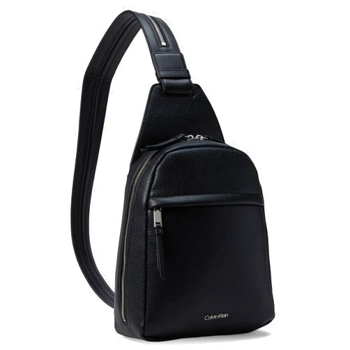 Calvin Klein Women's Mia Casual Sling, Black/Silver, Medium