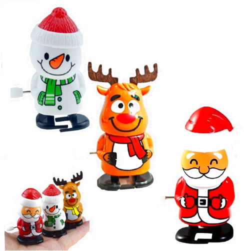 Poluom 2024 New Christmas Wind Up Toys, 3 PCS Christmas Stocking Stuffers Wind Up Toys- Christmas Wind Up Toys Bulk, Walking On Hands (3 pcs)