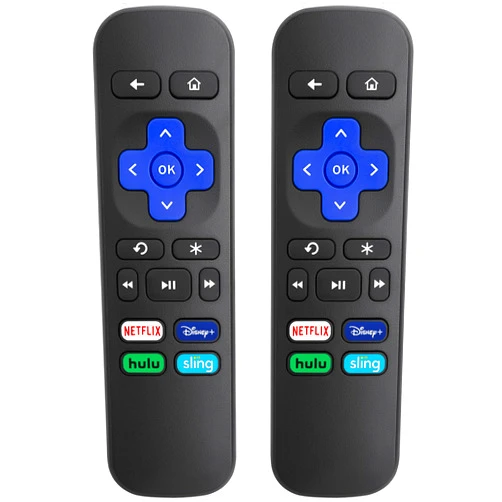 LOUTOC (2 Pack) Replacement Remote Control for Roku Express, for Roku Premiere, for Roku Box, for Roku Player, for Roku 1 2 3 4 -【NOT for Stick or TV】