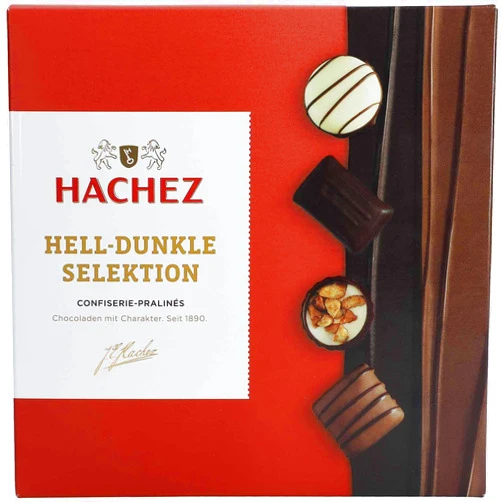 Hachez Milk & Dark Chocolate Assorted Pralines Selection - 125 g - 4.4 oz - Germany