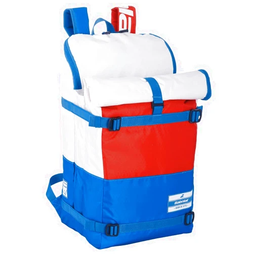 Babolat EVO 3 + 3 Tennis Backpack (White/Blue/Red)