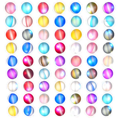 Asingeloo 100pcs 8mm Matte Aurora Crystal Glass Beads Multicolor Mystic Aura Quartz Beads Merimaid Frosted Moonstone Beads Crystal Healing Power for Jewelry Making