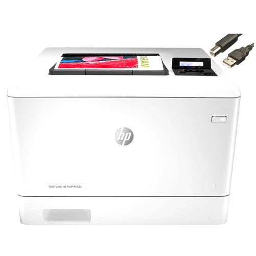 HP Color Laserjet Pro M454dn Laser Printer, Auto-On/Auto-Off Technology, Automatic 2-Sided Printing, Built-in Ethernet, 2-line LCD Display, 28 ppm, 250-Sheet, 256 MB (Renewed)