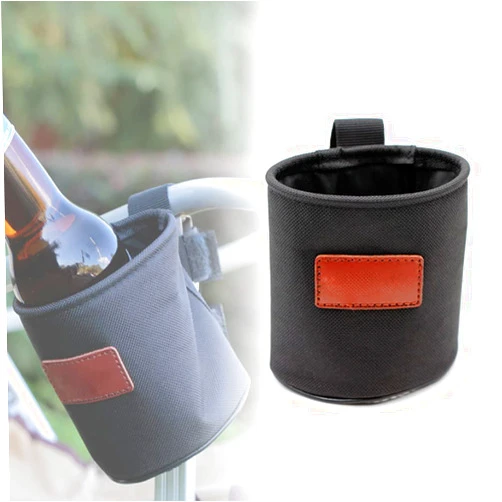 SHINETEC Camping Chair Cup Holder - Beach Backpacking Chair Drink or Water Bottle Side Holder Accessory for Helping Minimize Spill, 3.5
