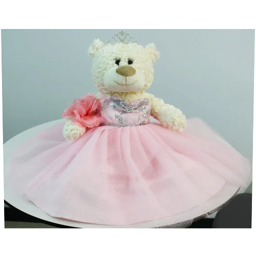 Kinnex Collections by Amanda 20'' Quince Anos Quinceanera Last Doll Teddy Bear with Dress (Centerpiece) B16631-3 (Pink1)