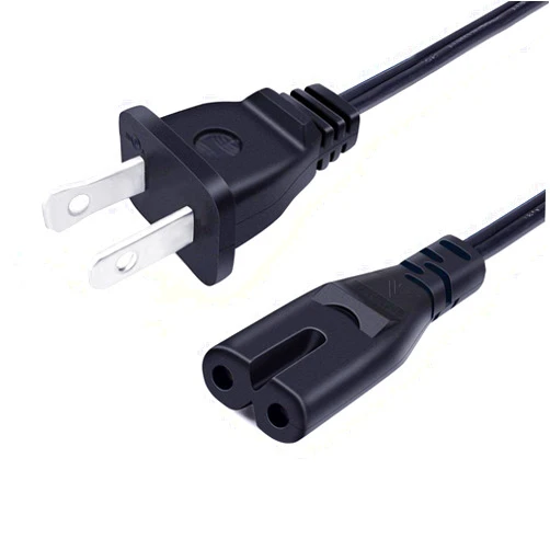 Saireed Power Cord Replacement for Vintage General Electric Boom Box Cassette Radio Ghettoblaster 8ft AC 2 Prong Power Cord Cable
