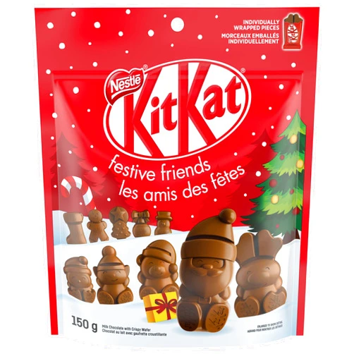 Kit Kat NESTLÉ KITKAT Christmas Holiday Chocolate Festive Friends 150g Pouch