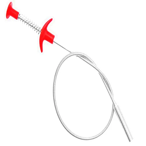ALINNA Flexible Grabber Claw Pick Up Reacher Tool with 4 Claws Bendable Hose Pickup Reaching Assist Tool for Litter Pick, Home Sink, Drains, Toilet(24 Inches)