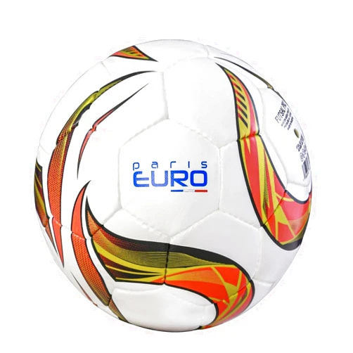 Generic Euro Paris Professional Futsal Ball Size 4 Indoor and Outdoor Futsal Ball, white / red