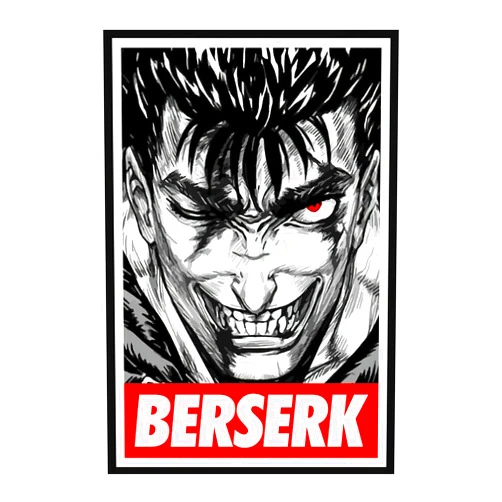 Emx Dark Fantasy Anime Manga Berserk Guts HD Canvas Print Poster,Poster for Boys Room,Living Room Bedroom Wall Art Decor (16x24