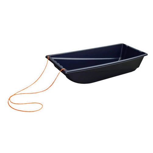Outta Site Large Sports Sled – Large Heavy-Duty Utility Sled for Hauling Firewood, Deer, Duck and Goose Hunting, Ice Fishing Gear and Accessories – Black with Pull Rope