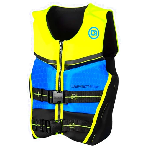 O'Brien Youth Large Flex V-Back CGA Life Jacket (64-88 lbs), Lime
