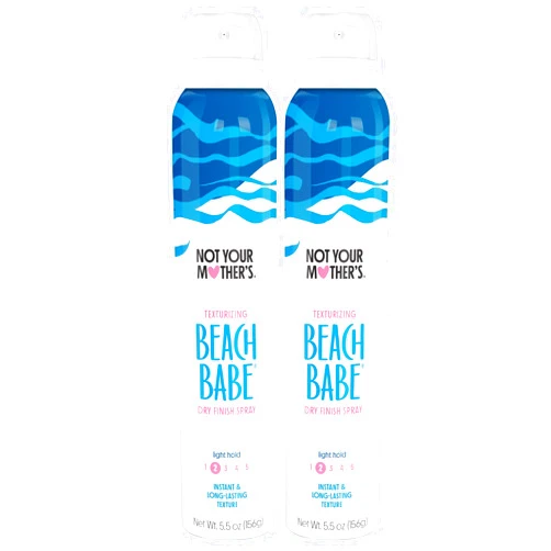 Not Your Mother's Beach Babe Texturizing Dry Finish Spray (2-Pack) - Add Instant, Buildable Texture to Dry Hair - Essentials for All Hair Types