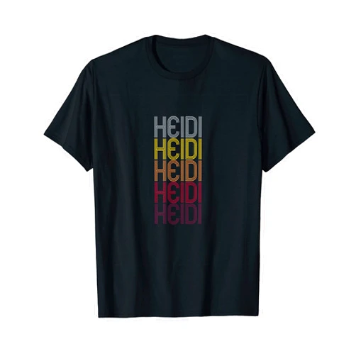 Apparel for Heidi - Birthday Christmas Heidi Personalized First Name Surname T-Shirt