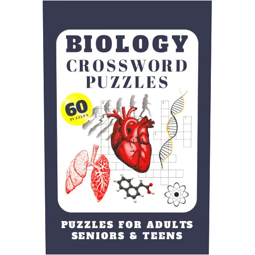 By Vividy (Author) Biology Crossword Puzzles: Puzzles for Adults, Seniors & Teens