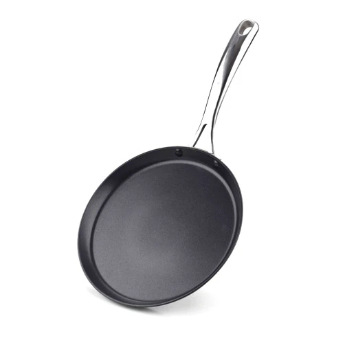 Cooks Standard Nonstick Hard Anodized 9.5-inch 24cm Crepe Griddle Pan, Black
