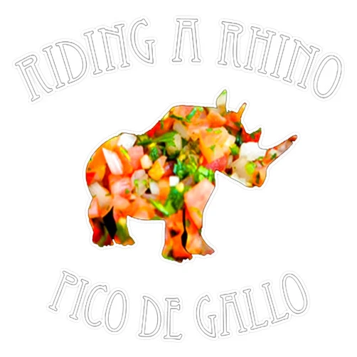 KWH Designs Dance Gavin Dance Riding A Rhino Pico De Gallo Bumper Sticker Vinyl Decal 5