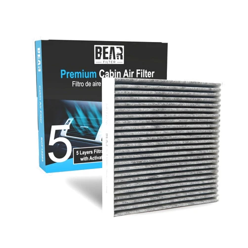 Bear Filter Cabin Air Filter - for Land Rover Discovery, Range Rover, Range Rover Sport, Range Rover Velar, Jaguar F Pace, I Pace, XE, XF Subaru Scion Pontiac w/Activated Carbon BCF10285-3