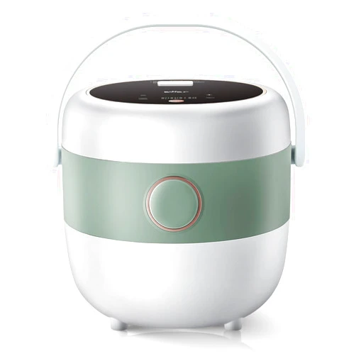 Bar Bear Rice Cooker 3 Cups (Uncooked), 3D Heating and Fuzzy Logic, Healthy Nonstick Small Rice Cooker, PFAS-Free, Touch-Screen, for White/Brown Rice Quinoa Oatmeal Soup, 1.6L White