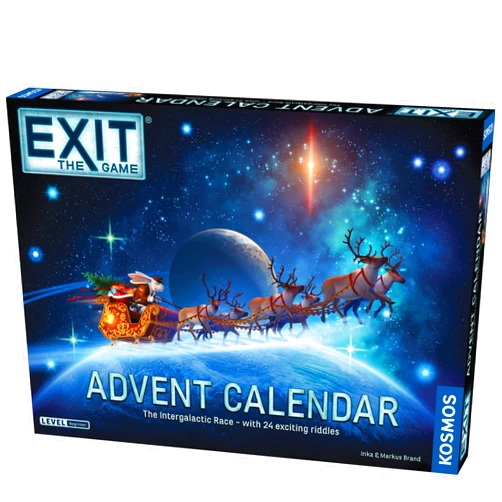 Thames & Kosmos EXIT: The Game - Advent Calendar - The Intergalactic Race | Holiday Escape Room | 24 Days of Riddles | Christmas Traditon | Space Game