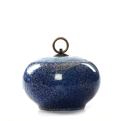 EVXOIJM Ashes, Cremation, Bones, Urns, Ceramics, Pets, Human Ash, National Color, Celestial Funeral