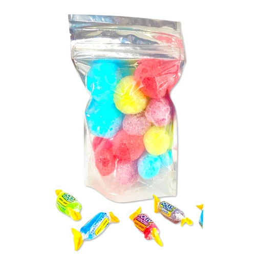 Honeybear Party Boutique Freeze Dried Jolly Ranchers Candy - Cherry, Grape, Green Apple, Blue Raspberry, Watermelon (2.25 Ounce Bag)