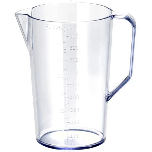 Bamix 1000ml Graduated BPA-Free Blending Pitcher with Handle Jug – Practical and Durable Container – Perfect Accessory to Immersion Blenders – Freezer, Microwave, and Dishwasher Safe